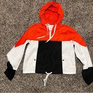 Colorblock Hooded Windbreaker